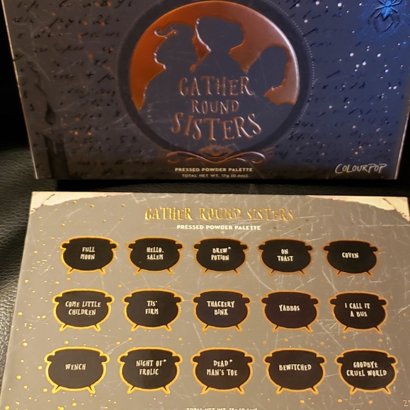 Disney Colourpop Hocus Pocus, "Gather Round Sisters" SOLD OUT palette. - Picture 3 of 3
